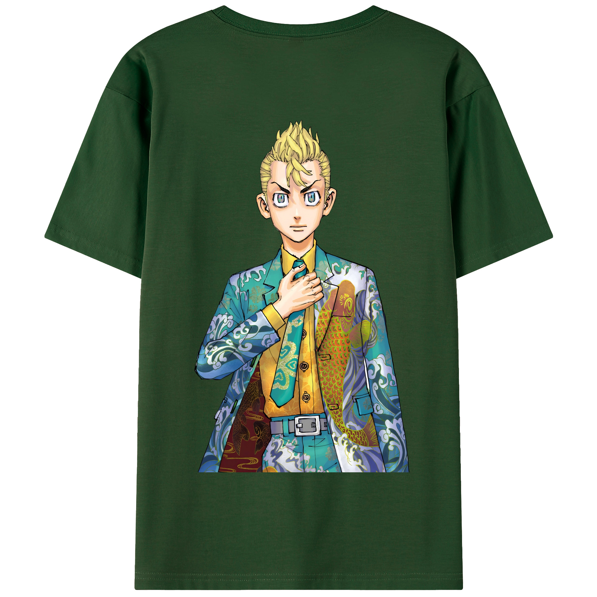 （画像用） 東京リベンジャーズ Tokyo Revengers 綿100％半袖Tシャツ（背面プリント）